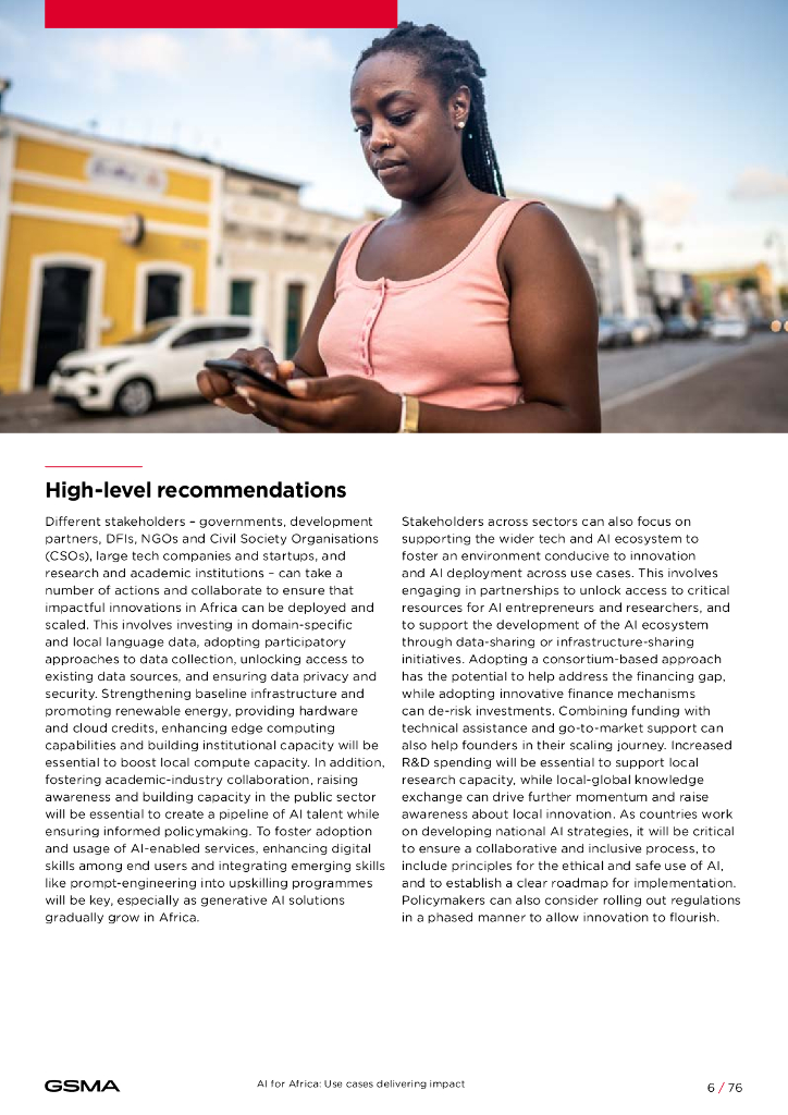 GSMA：2024非洲人工智能：产生影响的用例报告（英文版）_第8页