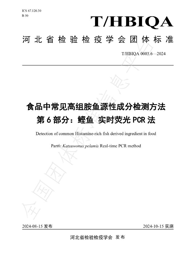 T/HBIQA 0003.6-2024 标准预览
