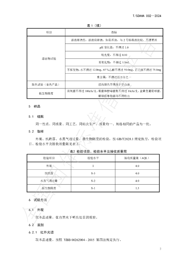 T/SDAHA 002-2024 标准预览