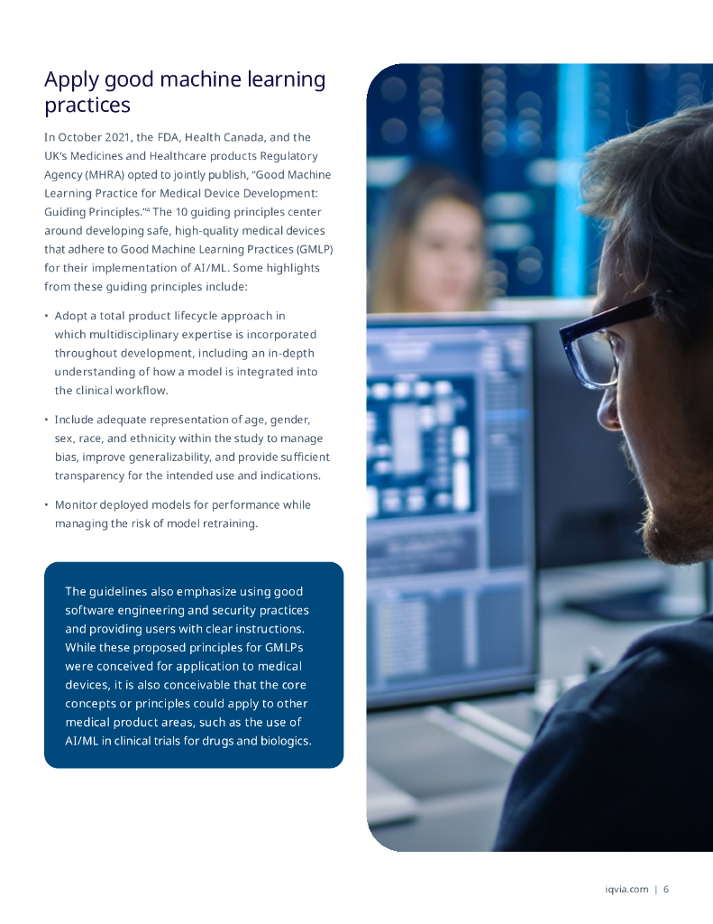 IQVIA艾昆纬：药物开发中的人工智能-引导新兴的监管期望并加强临床试验报告（英文版）_第7页