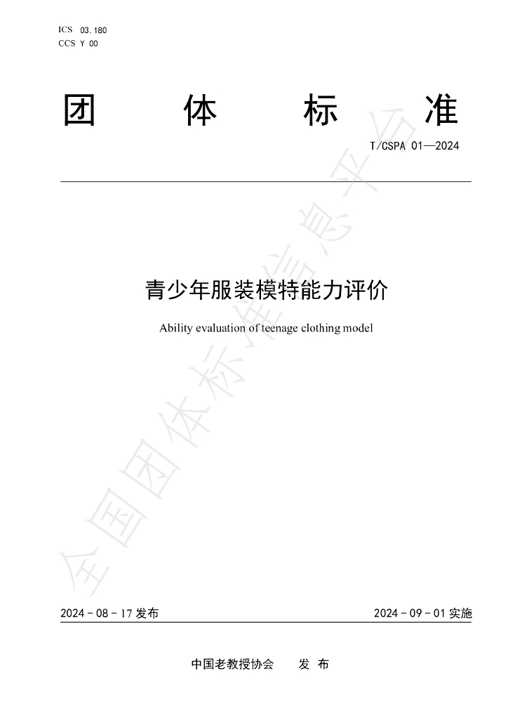 T/CSPA 01-2024 标准预览