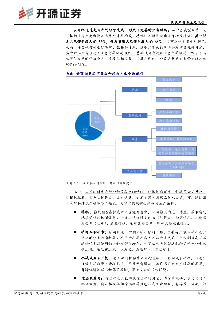 开源证券：北交所新质生产力专题系列（二）：从全球矿山设备龙头安百拓的发展看智能矿山产业链的未来潜力_第8页
