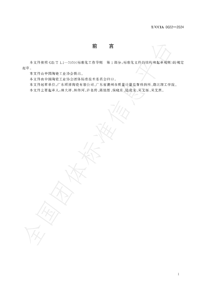 T/CCIA 0022-2024 标准预览