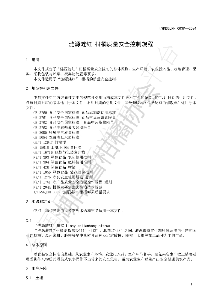 T/HNSGJXH 0039-2024 标准预览