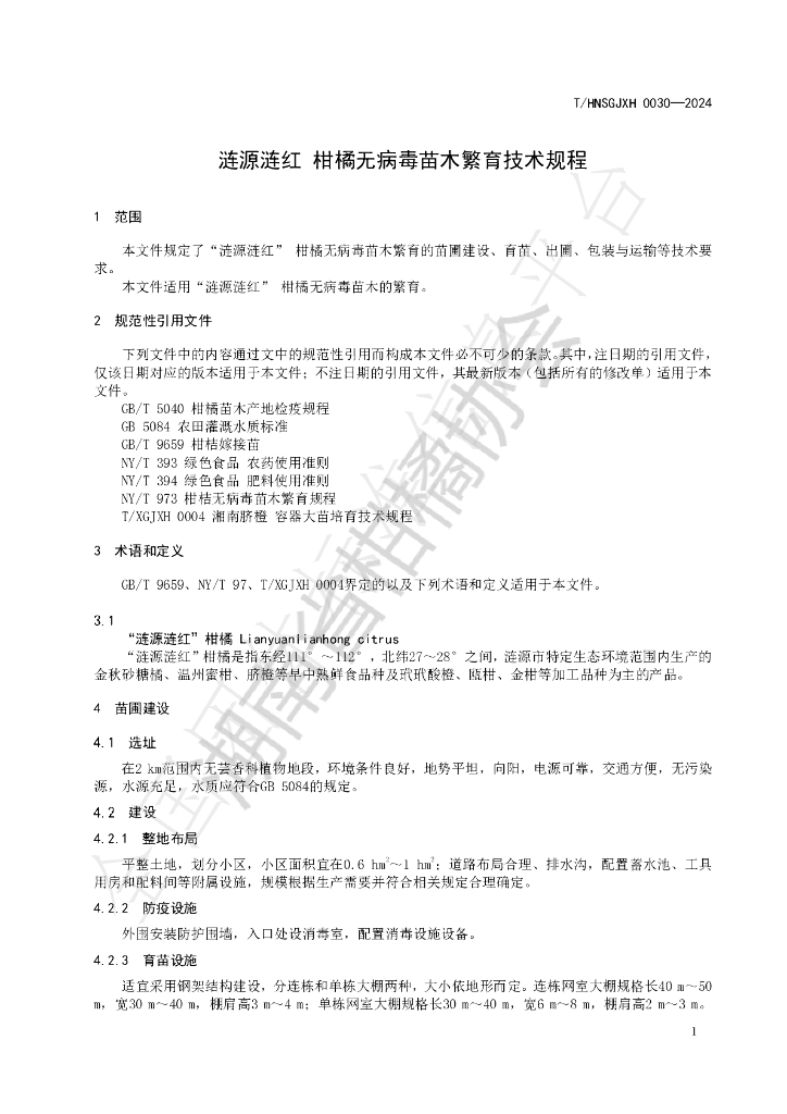 T/HNSGJXH 0030-2024 标准预览