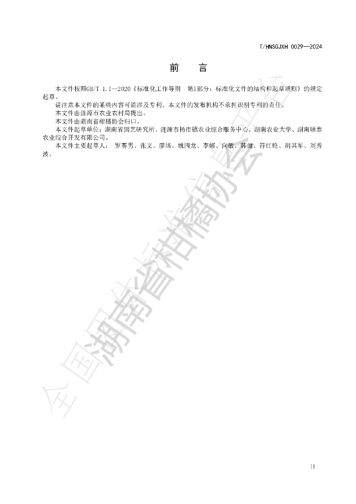T/HNSGJXH 0029-2024 标准预览