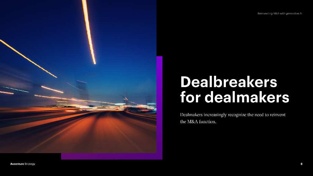 埃森哲：2024利用生成式人工智能重塑并购市场：机遇当前研究报告（英文版）_第8页