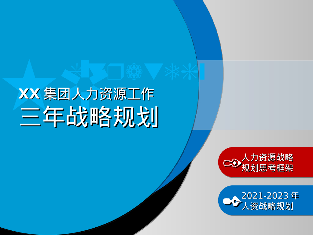 集团公司人力资源工作三年规划