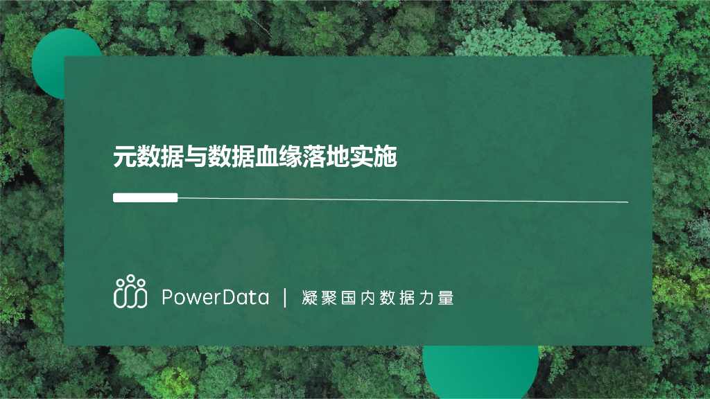 PowerData：元数据与数据血缘落地实施