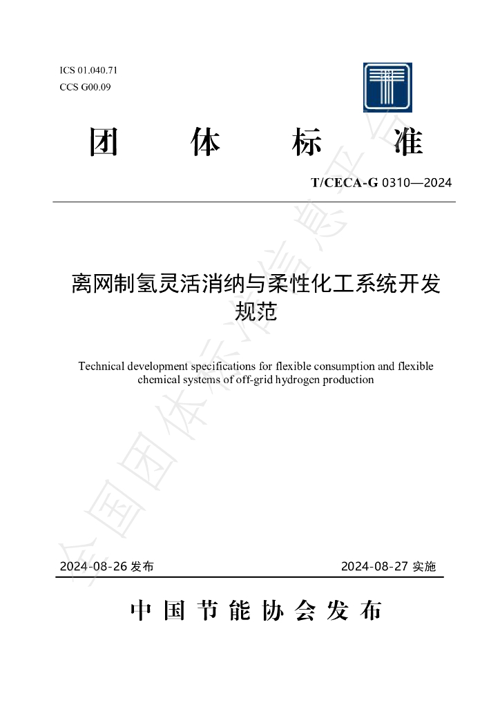 T/CECA-G 0310-2024 标准预览