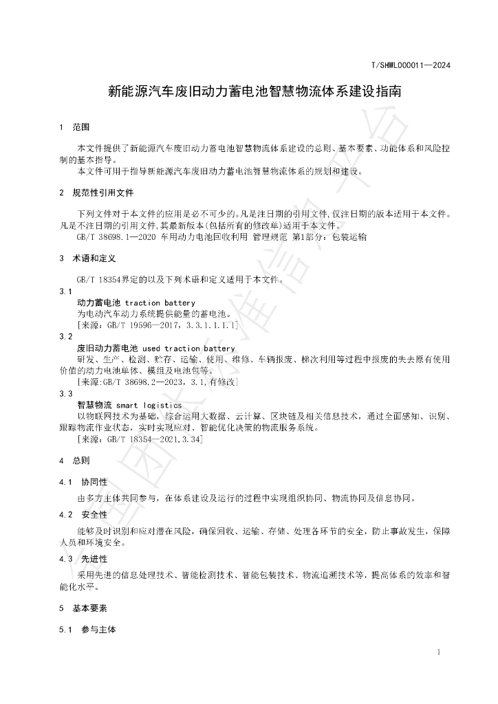 T/SHWL 000011-2024 标准预览