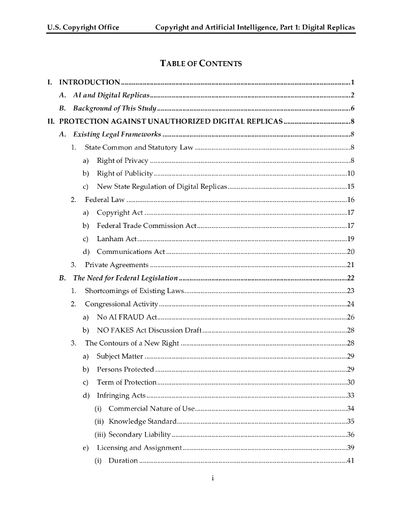 美国版权局：2024版权和人工智能 AI：数字复制品报告（英文版）_第8页