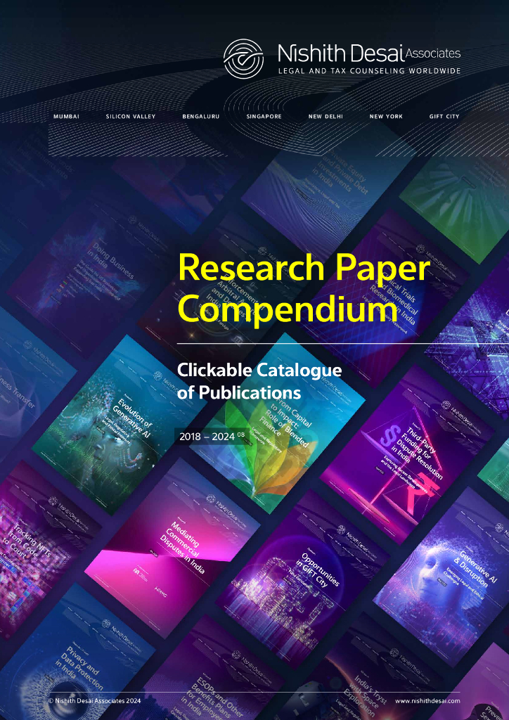 NishithDesai：研究论文摘要-可点击的出版物目录（2018-20024年8月）（英文版）