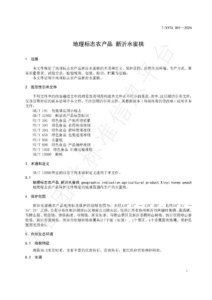 T/XYTX 001-2024 标准预览