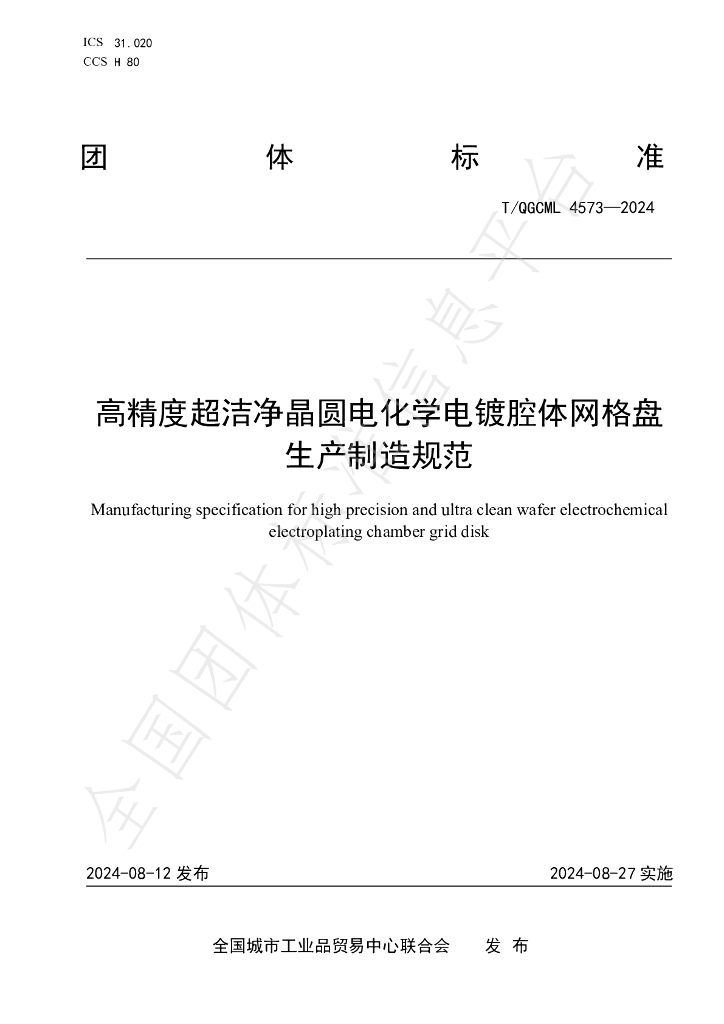 T/QGCML 4573-2024 标准预览
