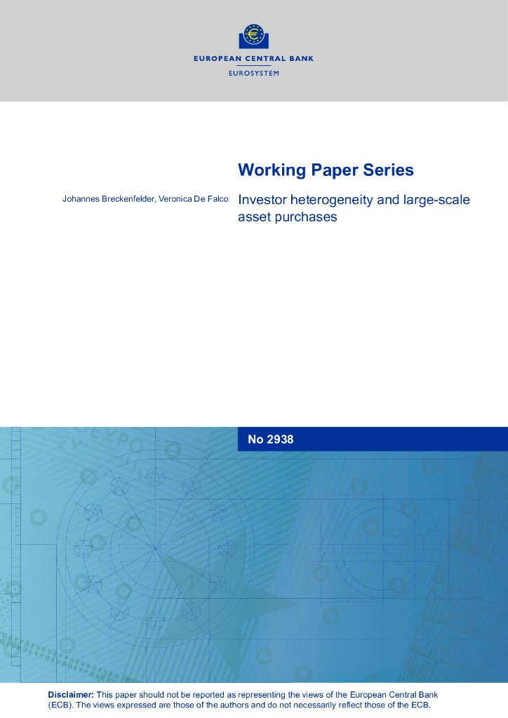 欧洲央行：投资者异质性与大规模资产购买（英文版）