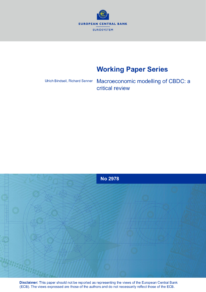 欧洲央行：CBDC宏观经济建模：批判性回顾（英文版）