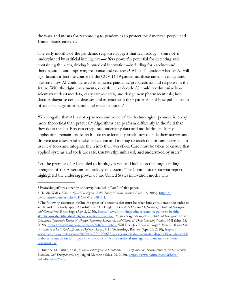 国国家人工智能安全委员会：2024年人工智能技术在流行病应对和防范中的作用报告（英文版）_第6页