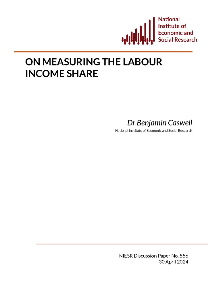 英国国家经济和社会研究所：论劳动收入份额的计量（英文版）