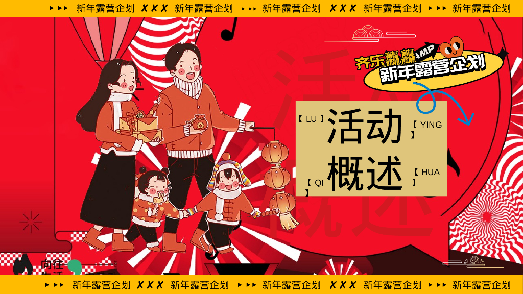 齐乐融融 新年跨年露营企划主题活动策划案_第7页