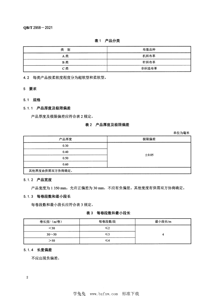 QB/T 2958-2021 标准预览