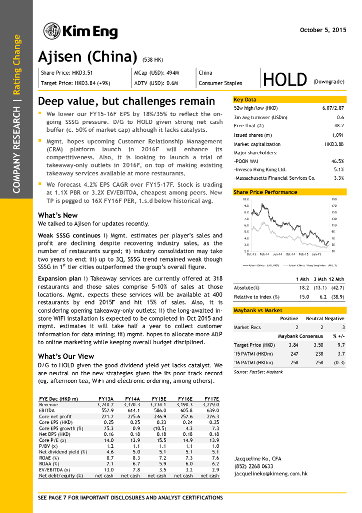 MaybankKERPL：味千(中国)（00538）港股公司研究报告-Deepvalue,butchallengesremain