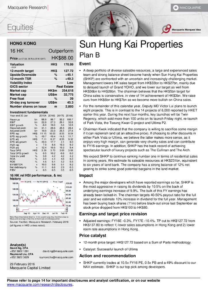 麦格理资本：新鸿基地产（00016）港股公司研究报告-PlanB
