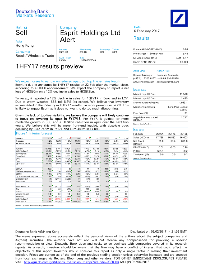 德意志银行：思捷环球（00330）港股公司研究报告-1HFY17resultspreview