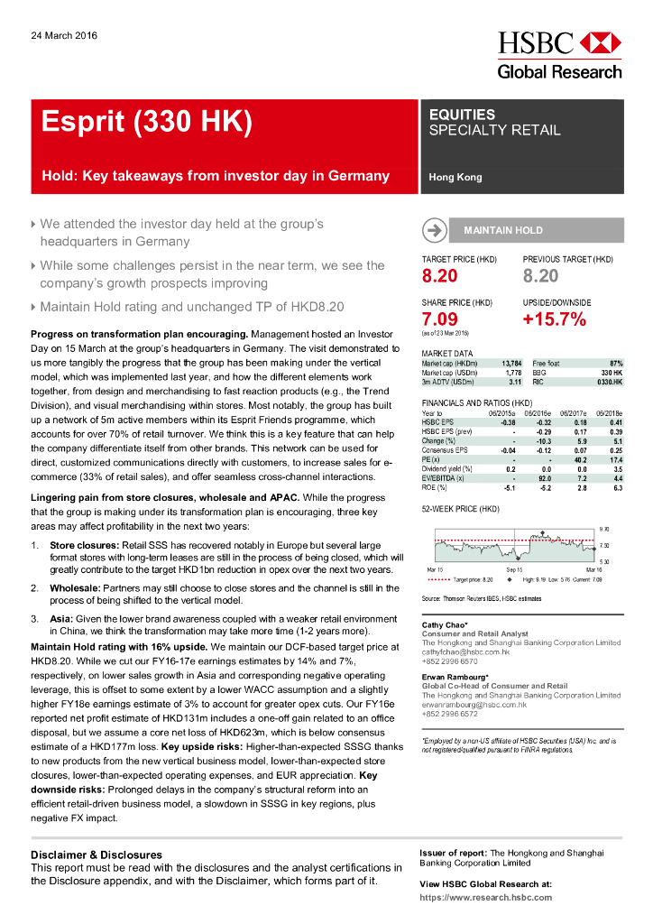 汇丰银行：思捷环球（00330）港股公司研究报告-Hold:KeytakeawaysfrominvestordayinGermany