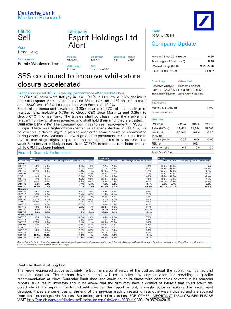 德意志银行：思捷环球（00330）港股公司研究报告-SSScontinuedtoimprovewhilestoreclosureaccelerated