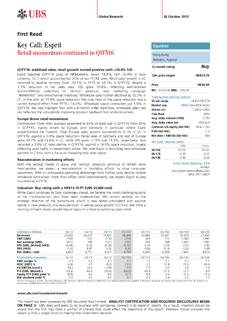 瑞银证券：思捷环球（00330）港股公司研究报告-RetailmomentumcontinuedinQ1FY16