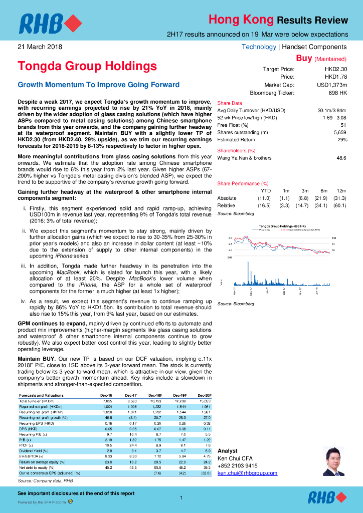 兴业金融证券：通达集团（00698）港股公司研究报告-TONGDAGROUPHOLDINGS(698.HK):GROWTHMOMENTUMTOIMPROVEGOINGFORWARD