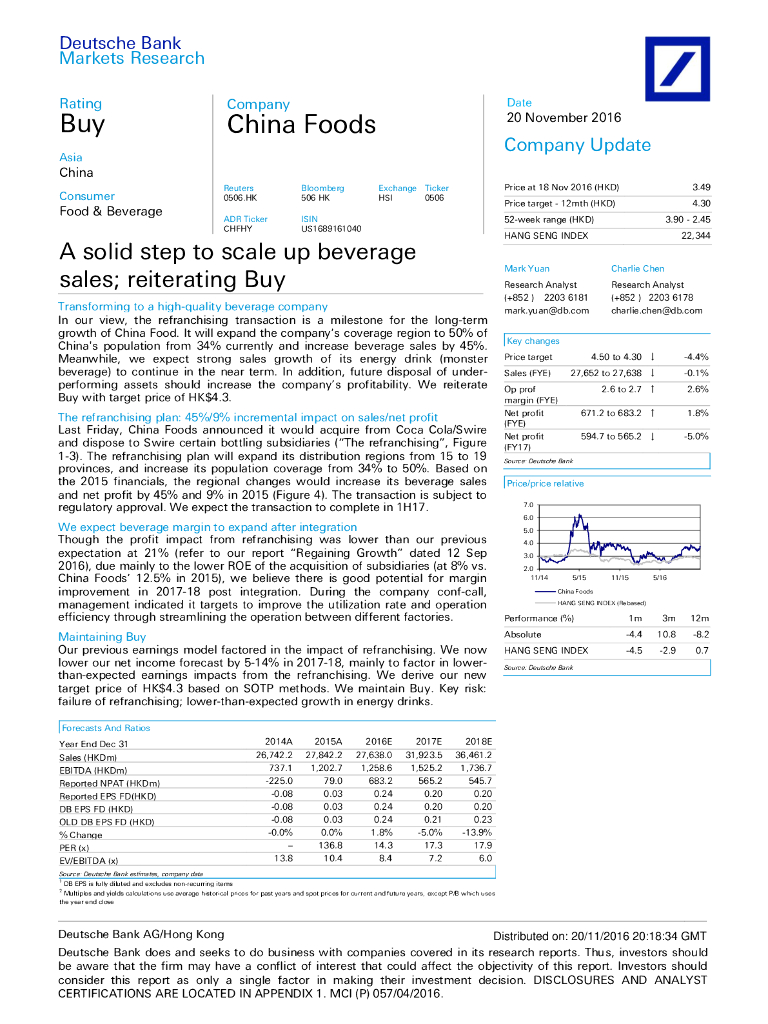 德意志银行：中国食品（00506）港股公司研究报告-Asolidsteptoscaleupbeveragesales;reiteratingBuy