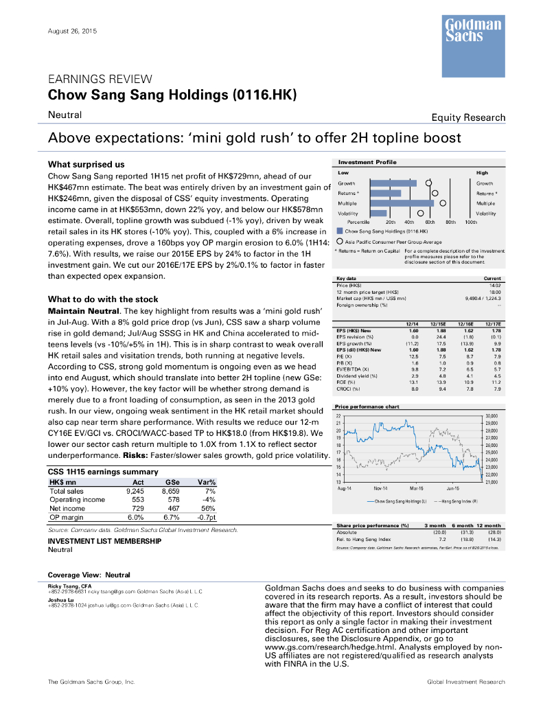 高盛(中国)证券：周生生（00116）港股公司研究报告-Aboveexpectations:‘minigoldrush’tooffer2Htoplineboost