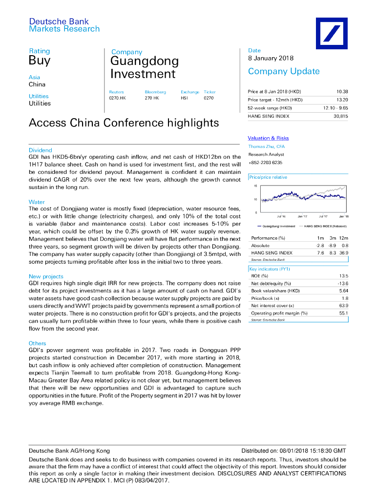 德意志银行：粤海投资（00270）港股公司研究报告-AccessChinaConferencehighlights
