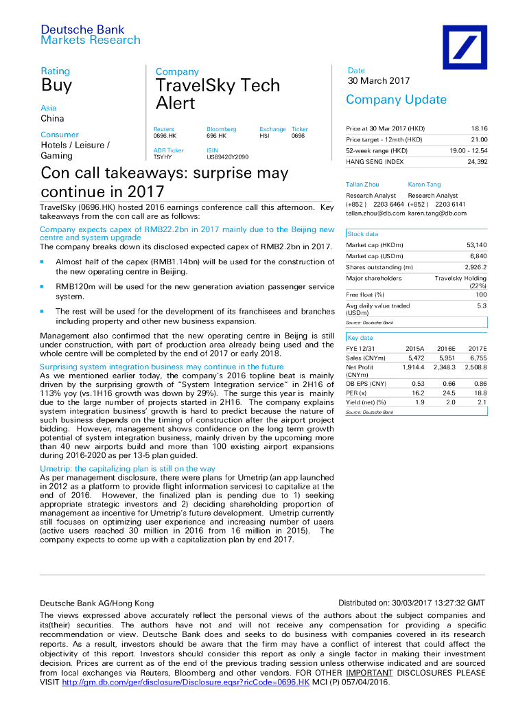 德意志银行：中国民航信息网络（00696）港股公司研究报告-Concalltakeaways:surprisemaycontinuein2017