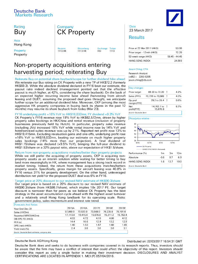 德意志银行：长实集团（01113）港股公司研究报告-Non-propertyacquisitionsenteringharvestingperiod;reiteratingBuy