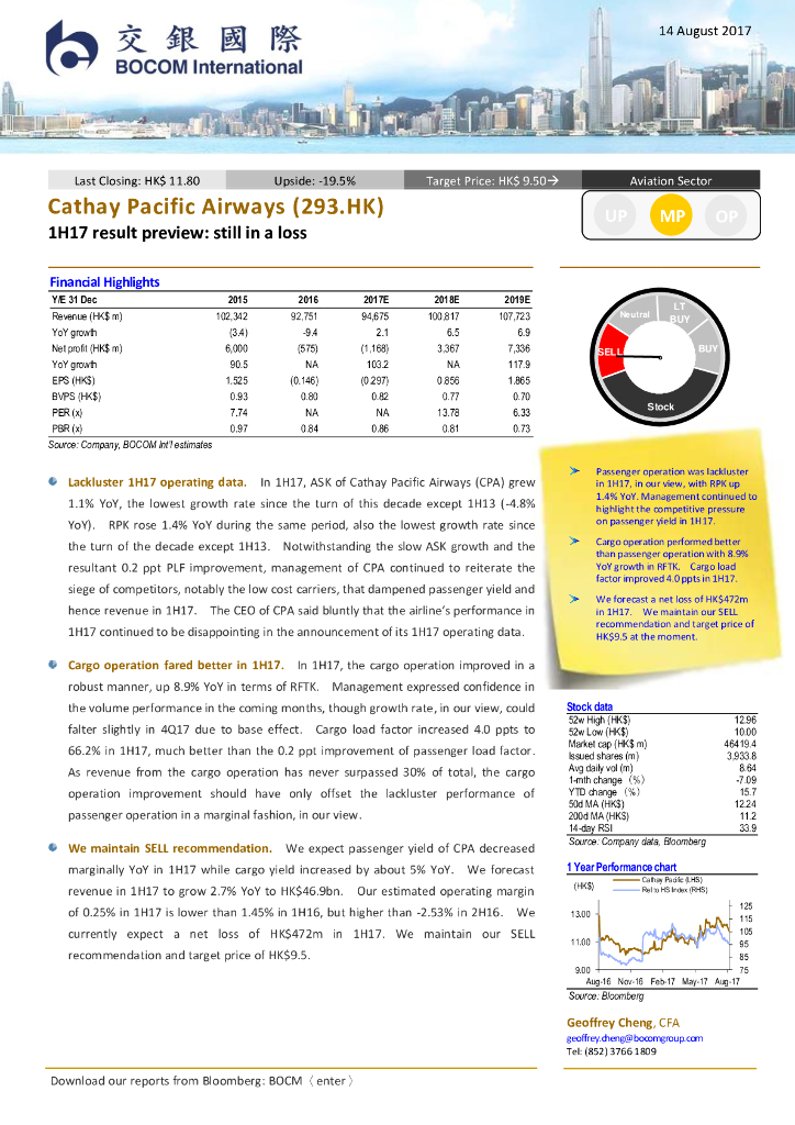 交银国际证券：国泰航空（00293）港股公司研究报告-1H17resultpreview:stillinaloss