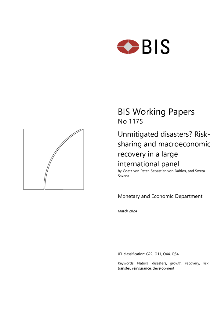 国际清算银行：未缓解的灾难？大型国际小组的风险分担和宏观经济复苏（英文版）