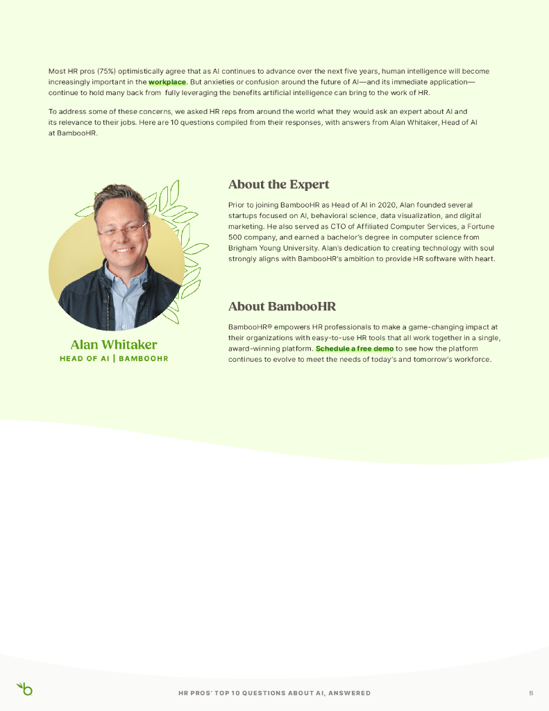 BambooHR：2024年AI相关问题解答：人力资源专家的十大疑问报告（英文版）_第2页