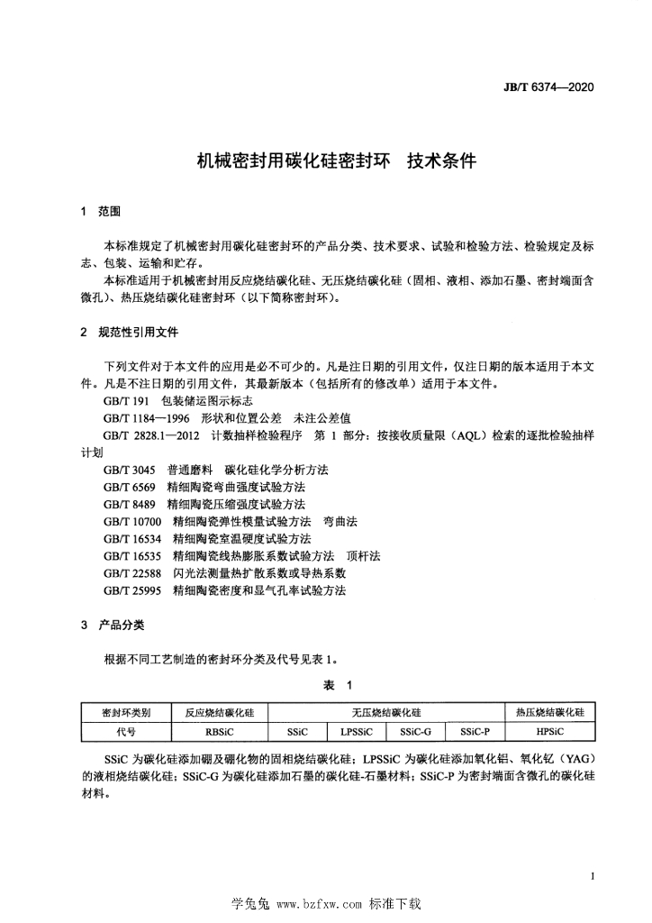 JB/T 6374-2020 标准预览