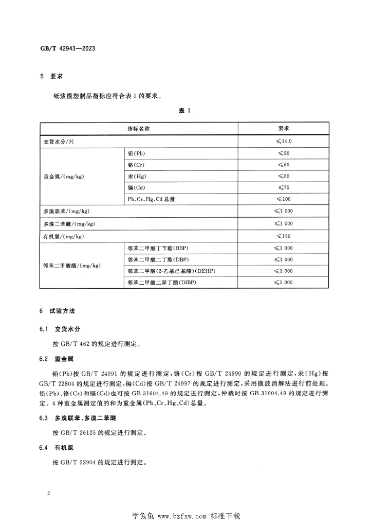 GB/T 42943-2023 标准预览