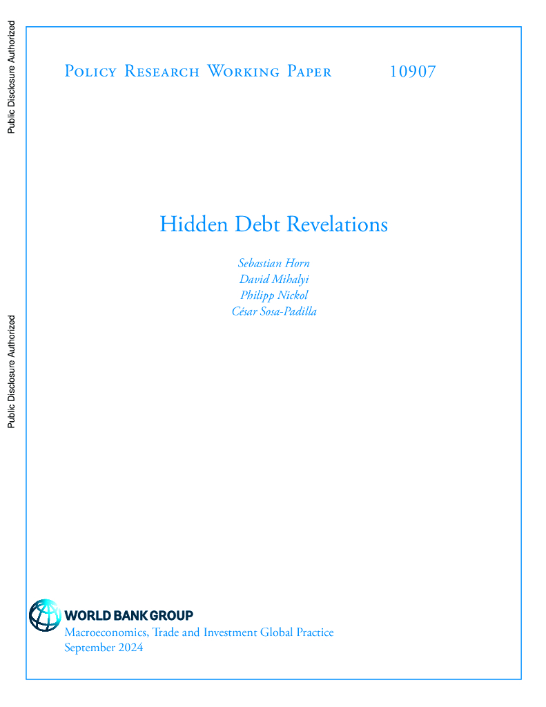 世界银行：隐藏债务披露（英文版）