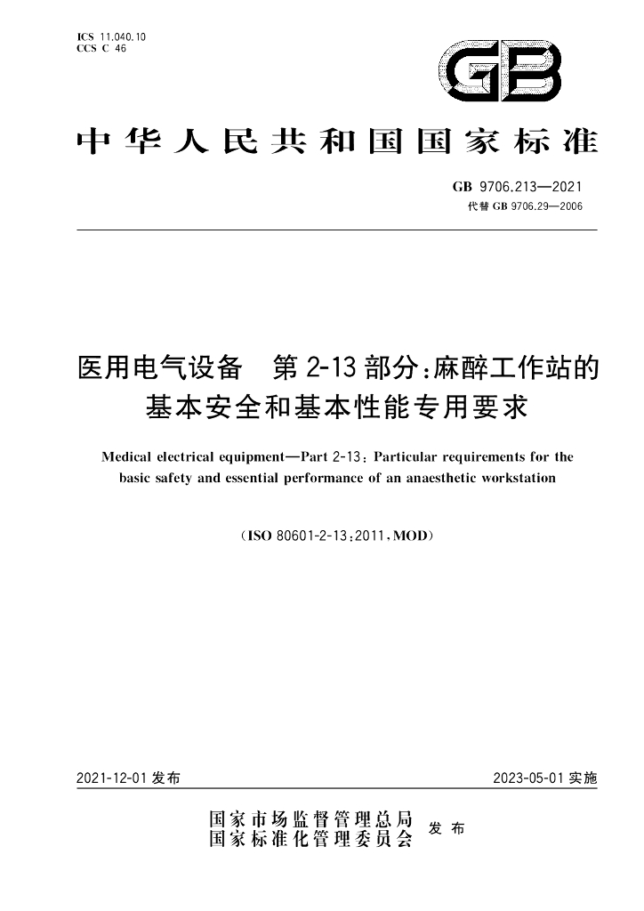 GB 9706.213-2021 标准预览