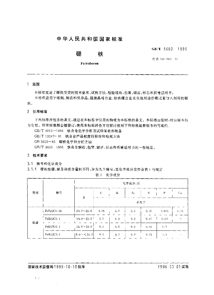 GB/T 5682-1995 标准预览