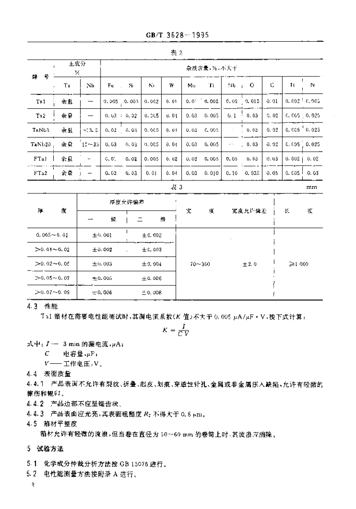 GB/T 3628-1995 标准预览