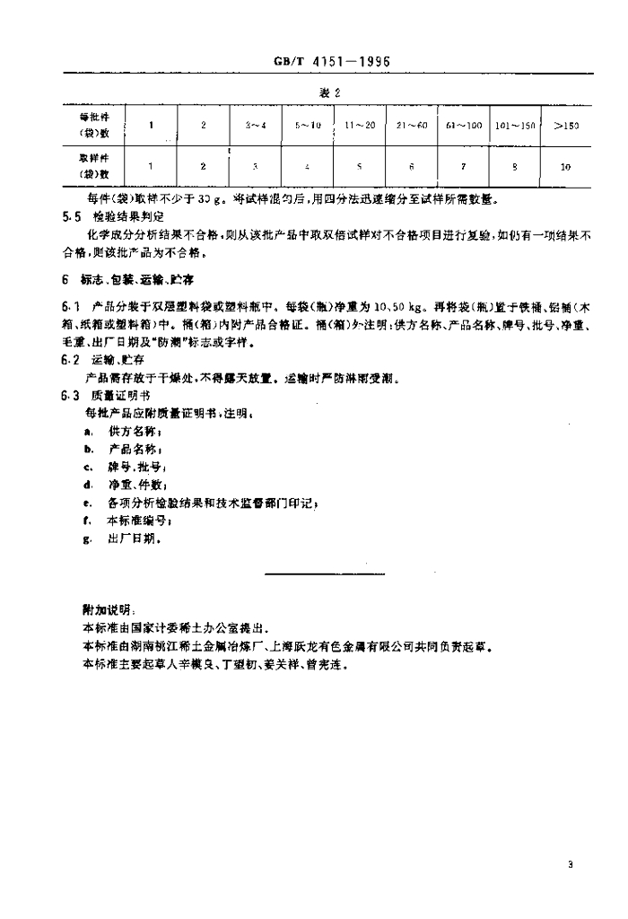 GB/T 4151-1996 标准预览