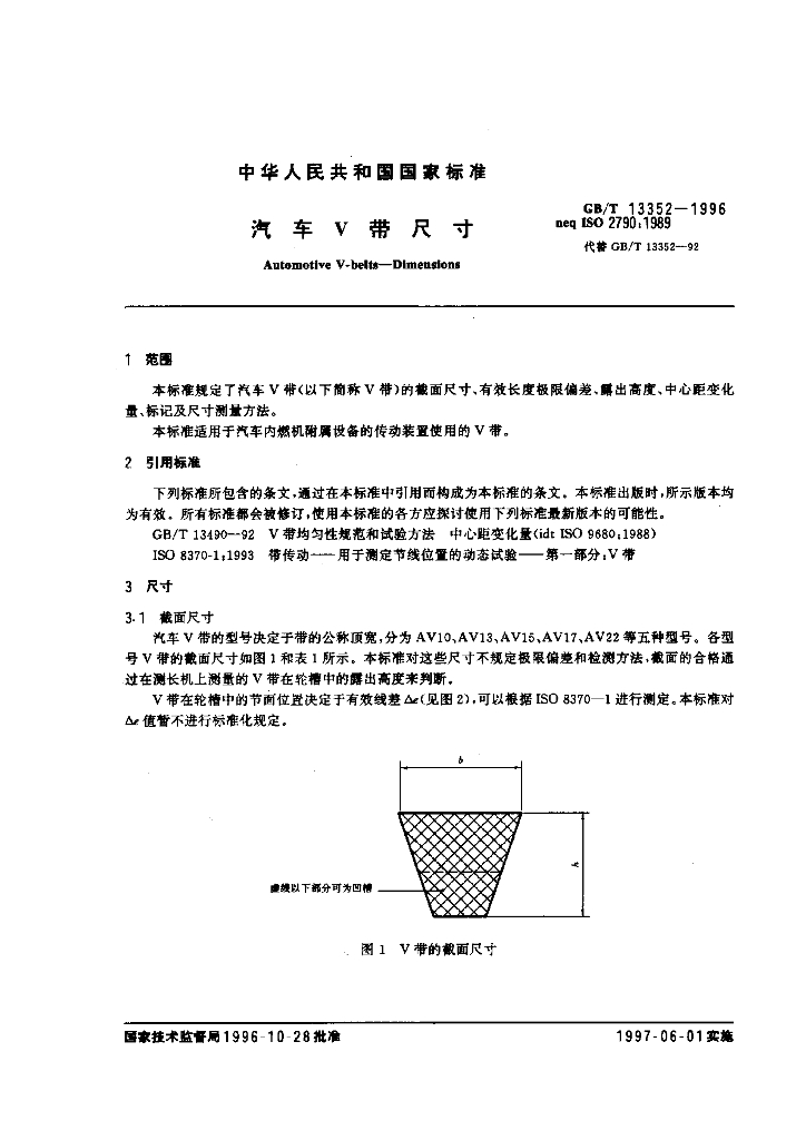 GB/T 13352-1996 标准预览