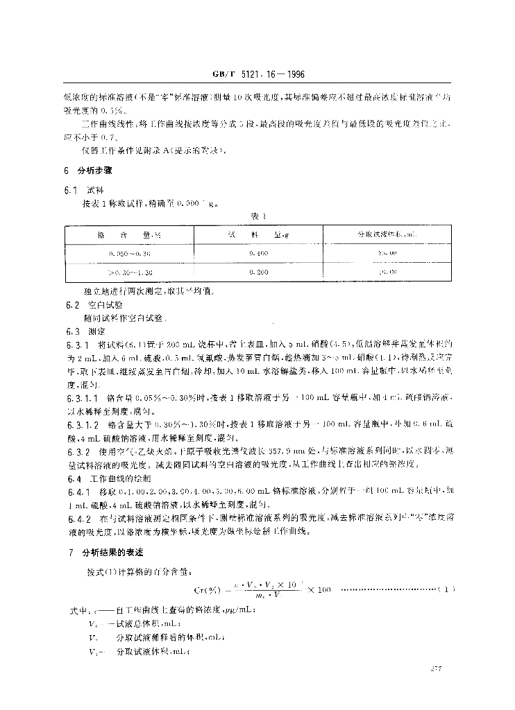GB/T 5121.16-1996 标准预览