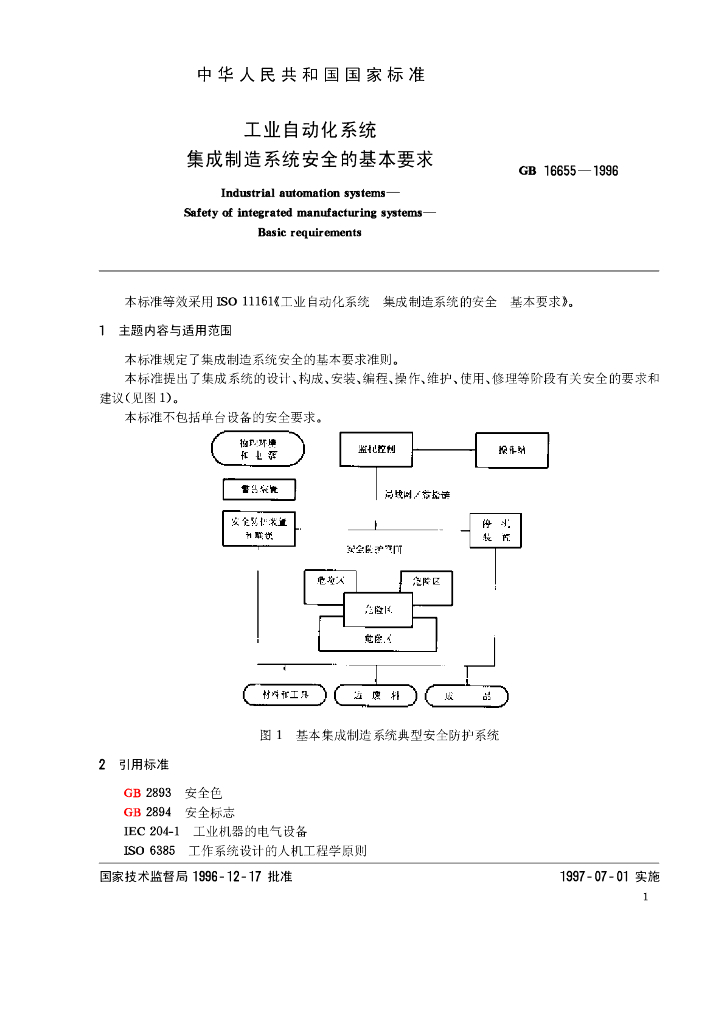GB 16655-1996 标准预览